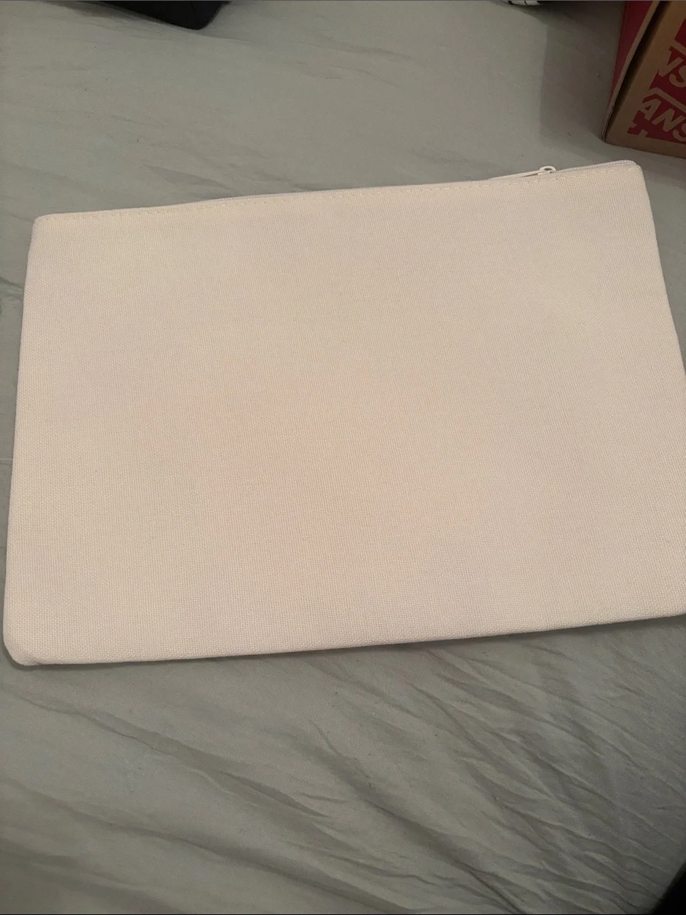 Dior Cream Floral Canvas Pouch
